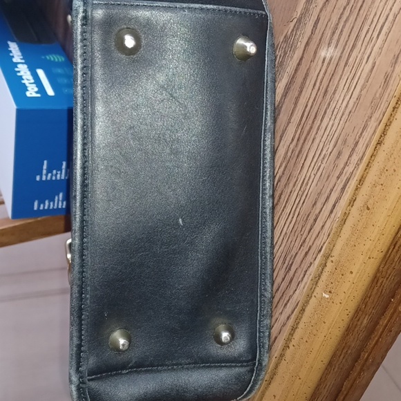 Coach Vintage Legacy Zip Black Handbag Shoulder Crossbody Purse Tote C2P-9966 - Picture 6 of 8